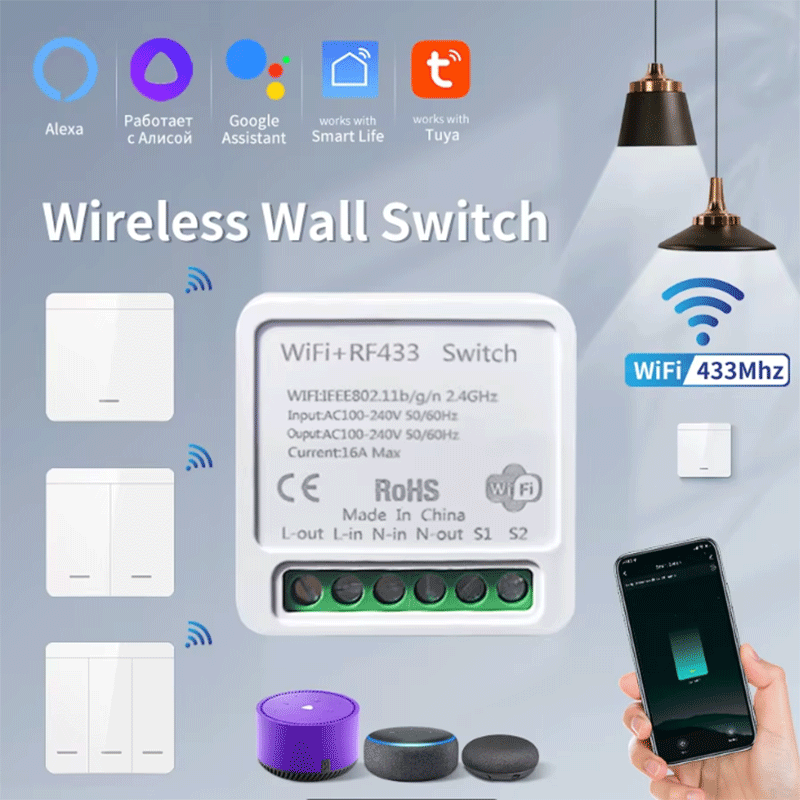 Tuya Smart Switch - Tuya WiFi Smart Light Switch Smart