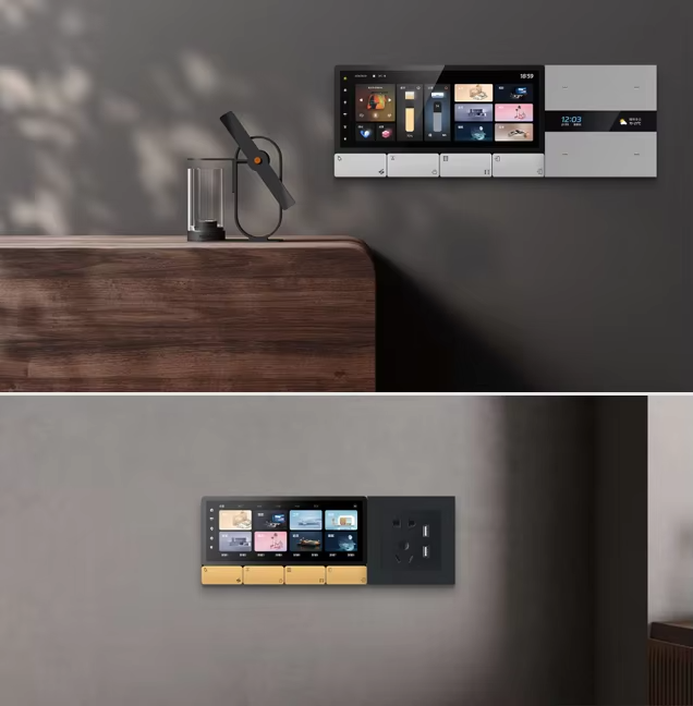 Smart Home Wifi - F5 Tuya UK Touch Screen Music
