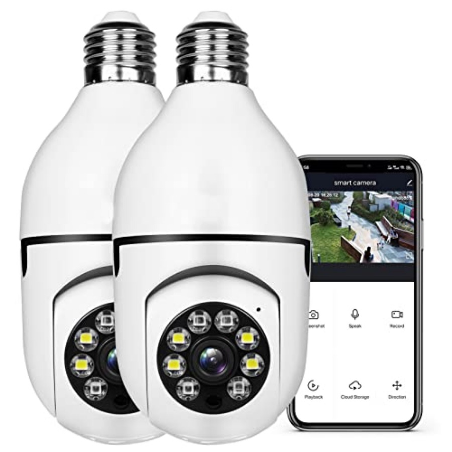Smart Home Wifi - Light Bulb 1080P Security Wireless Camera