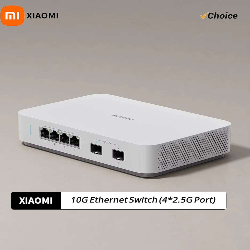 Smart Home Hub 2 - NEW Xiaomi 10G Ethernet Switch 4×2.5G+2×10GMbps