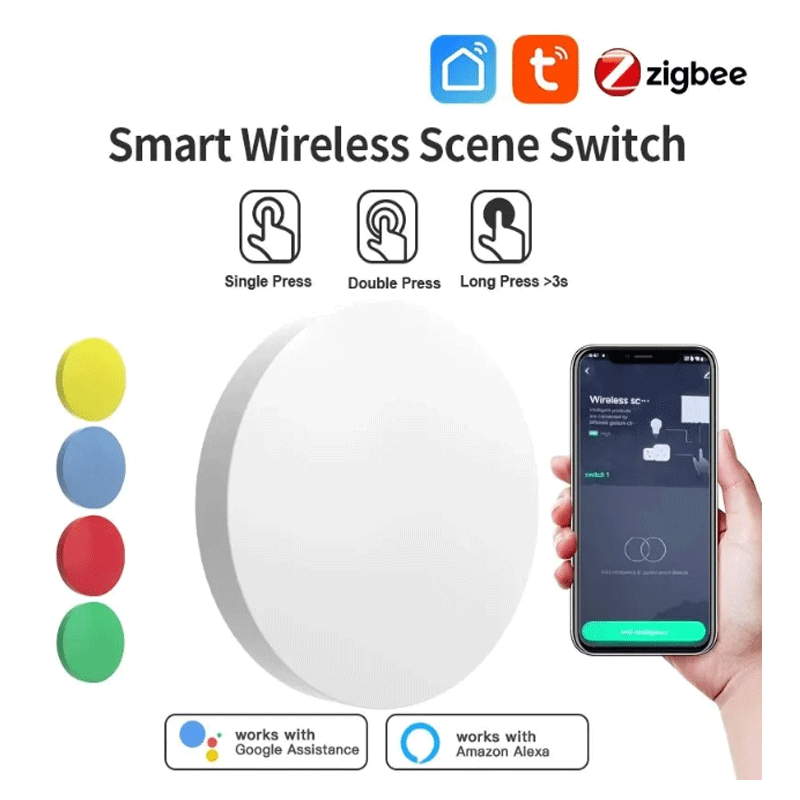 Tuya ZigBee Smart Wireless But - огляд і ціна Tuya Smart Switch