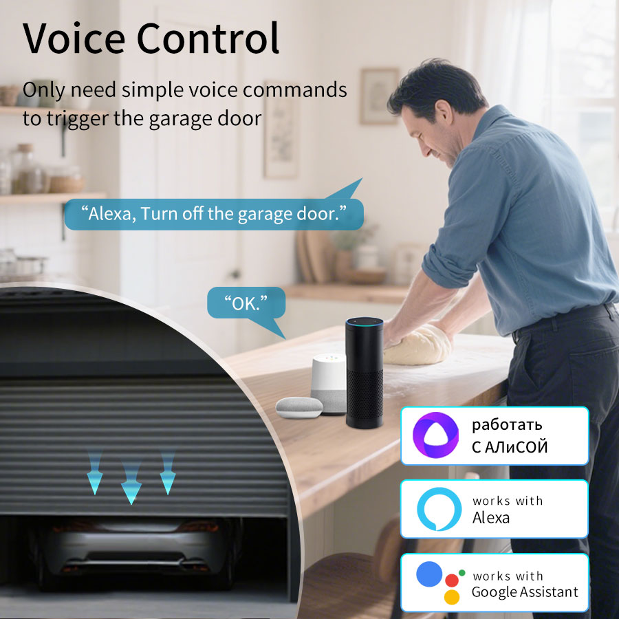 Tuya Smart WiFi or Zigbee Gara - огляд і ціна Smart Home Yale