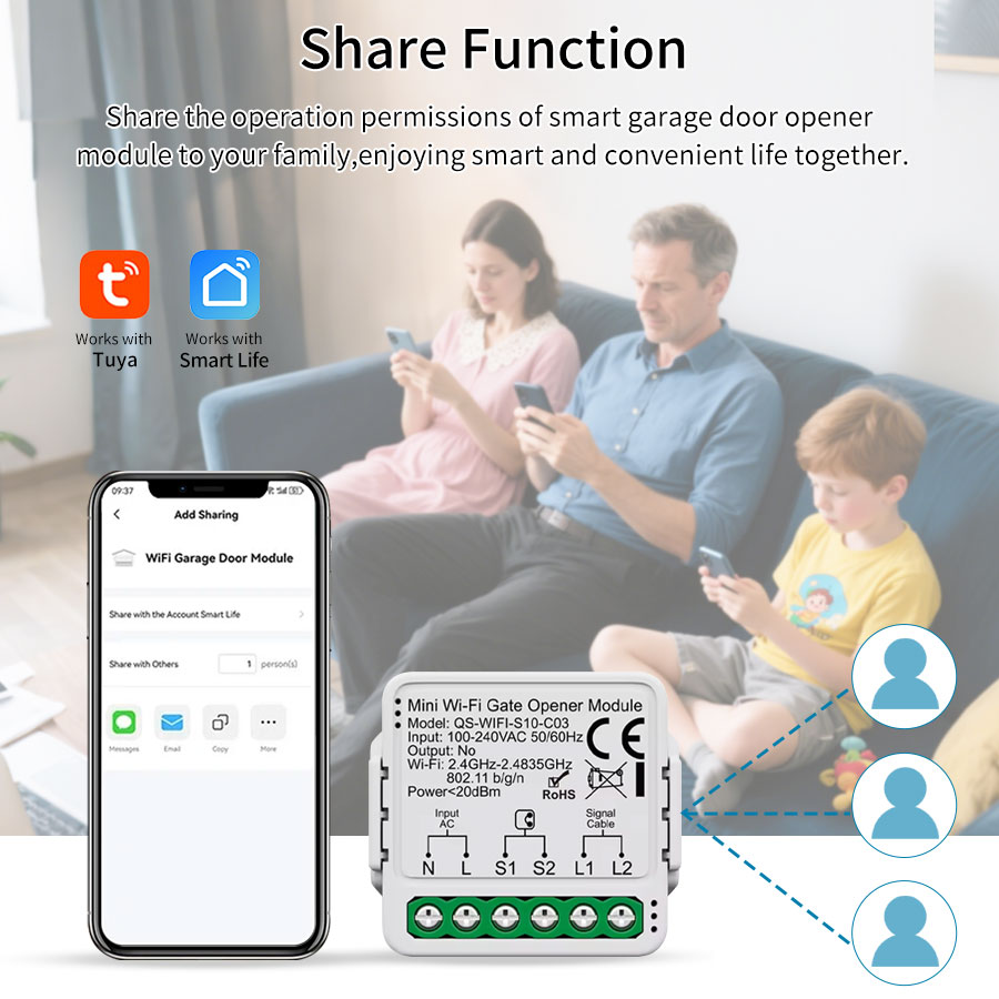 Tuya Smart WiFi or Zigbee Gara - огляд і ціна Smart Home Yale