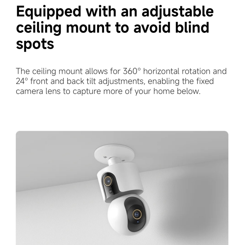 Xiaomi Smart Camera C500 Dual  - огляд і ціна Smart Home Zestaw