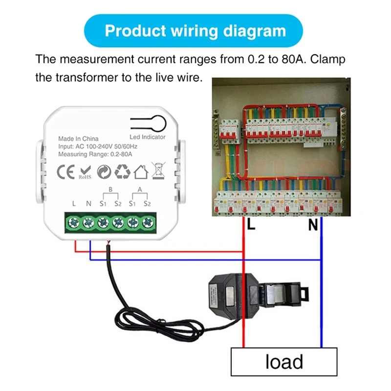 Tuya Wifi Smart Power Meter wi - огляд і ціна Smart Home Wifi