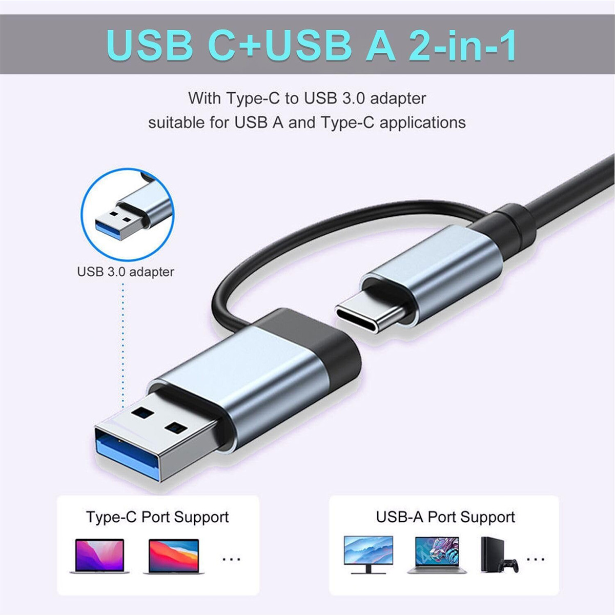 8 In 2 USB C Hub Expander Mult - огляд і ціна Smart Home Hub 2