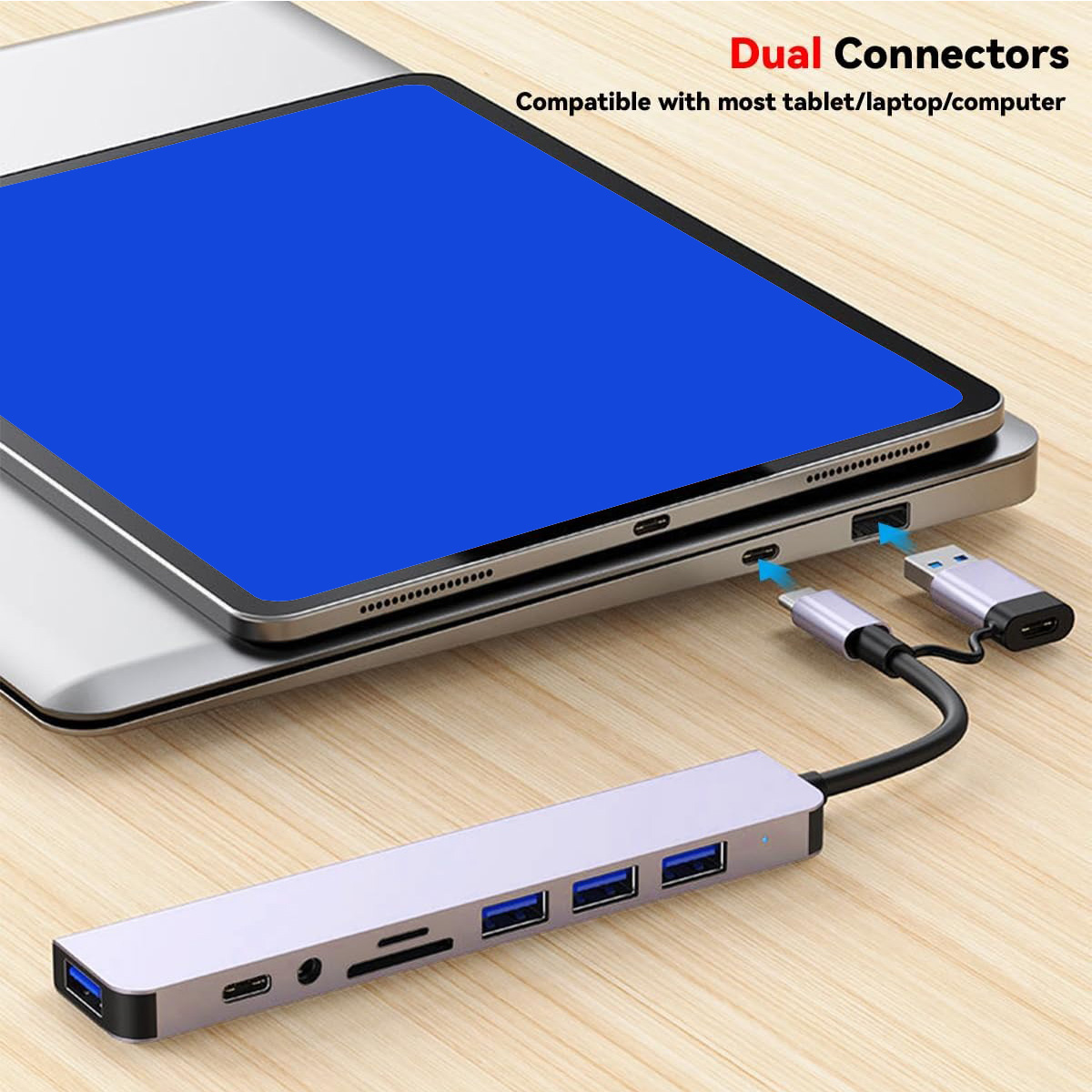8 In 2 USB C Hub Expander Mult - огляд і ціна Smart Home Hub 2