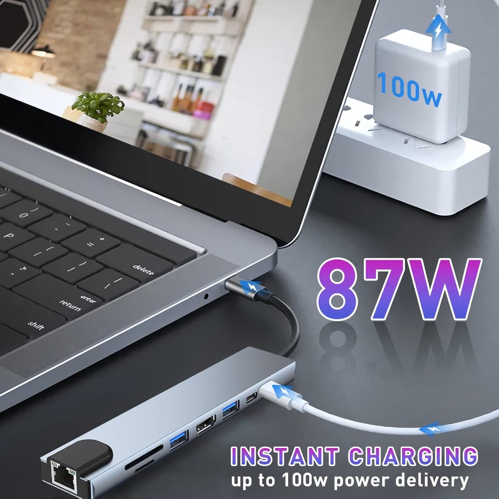 8In1/2 7in1/2 USB C Hub Type C - огляд і ціна Smart Home Hub 2