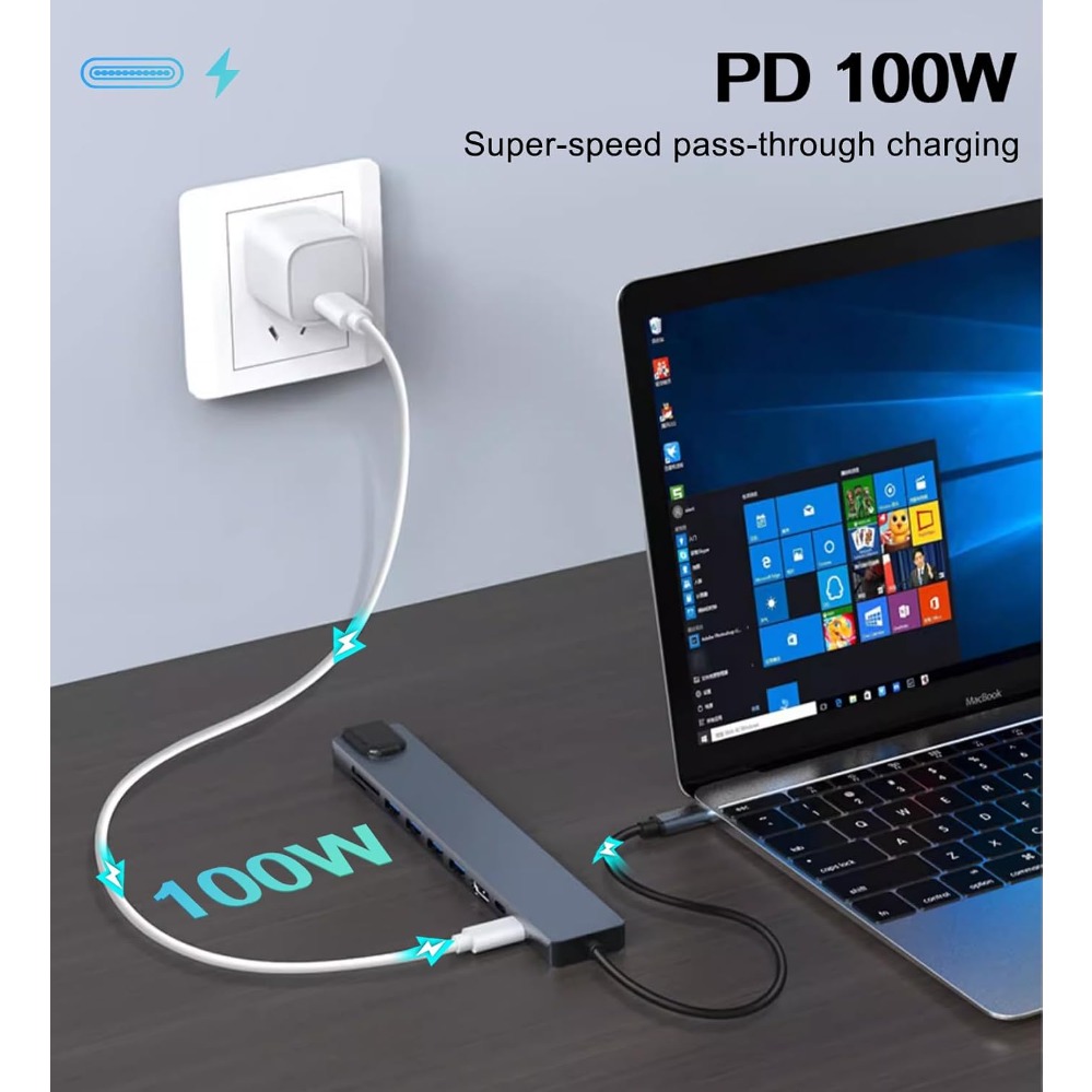 8In1/2 7in1/2 USB C Hub Type C - огляд і ціна Smart Home Hub 2