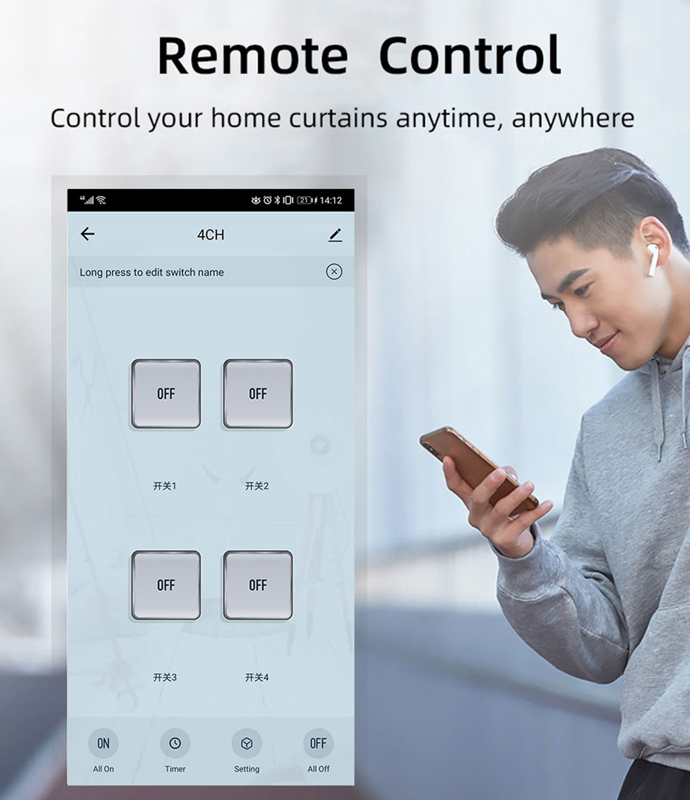 Tuya 4CH Zigbee Switch Relay M - огляд і ціна Tuya Smart Switch