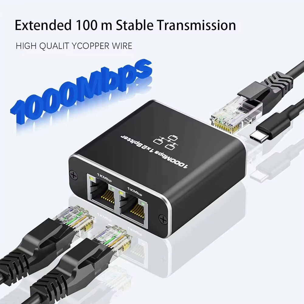 Network Splitter 1000Mbps Hub  - огляд і ціна Smart Home Hub 2