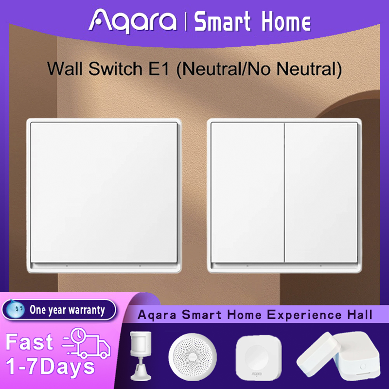 Original Aqara Wall Switch E1  - огляд і ціна Smart Home Zestaw