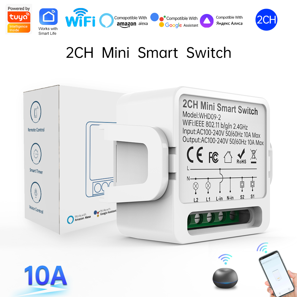 2 Way Tuya Smart Switch 2Gang  - огляд і ціна Smart Home Yale