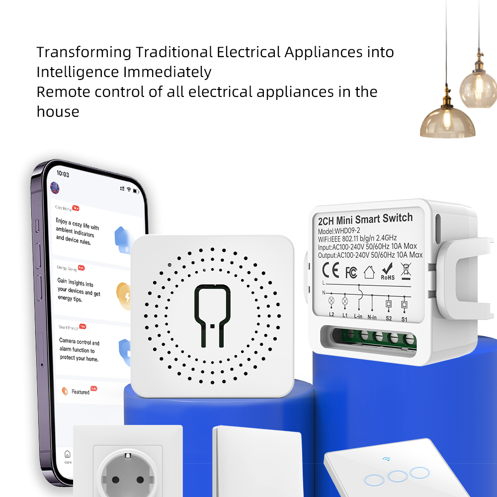 2 Way Tuya Smart Switch 2Gang  - огляд і ціна Smart Home Yale