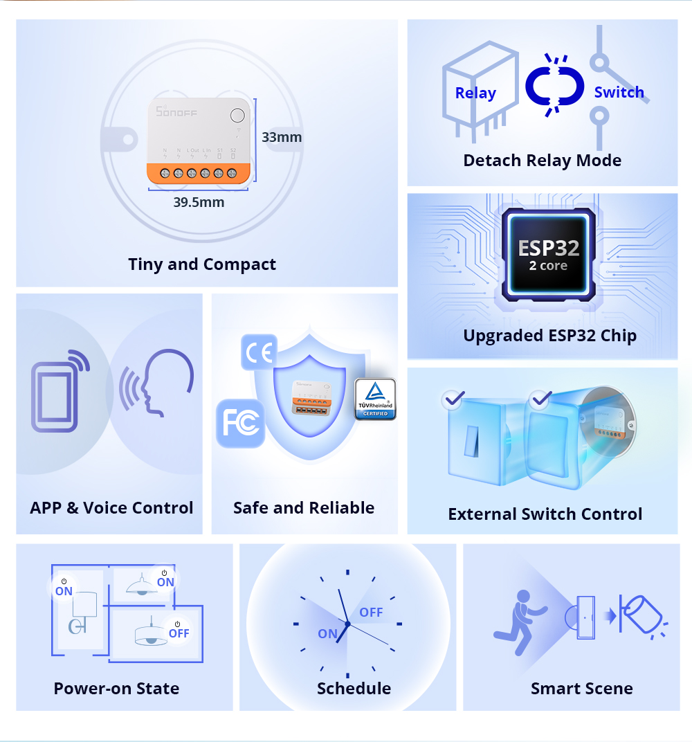 Sonoff Mini R4 Extreme Wifi Sm - огляд і ціна Smart Home Yale
