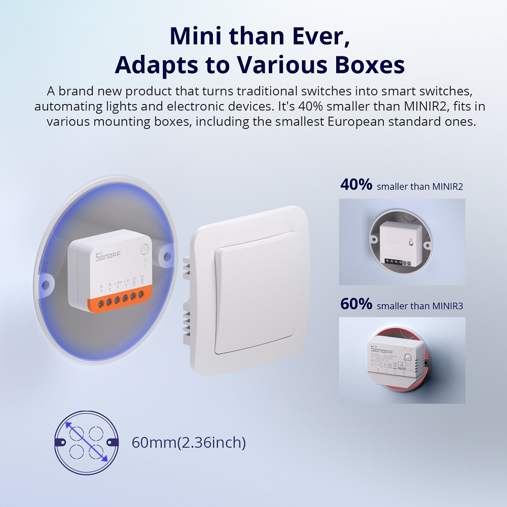 Sonoff Mini R4 Extreme Wifi Sm - огляд і ціна Smart Home Yale